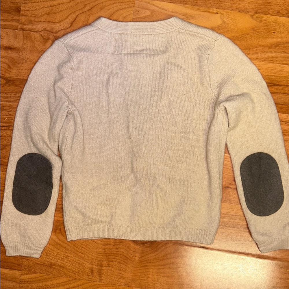 Abercrombie & Fitch Cropped Cardigan Sweater with Elbow Patches - Picture 9 of 9